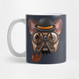 smoking dog Mug